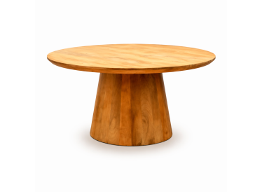 Marmoholz Trento Legno – Stolik Kawowy | Jasny Mango | Ø80 cm