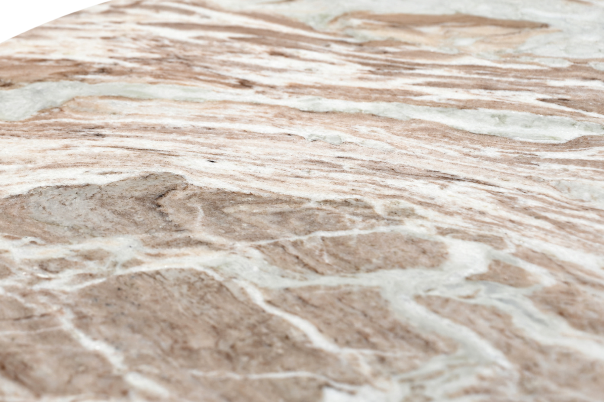 Zbliżenie na unikalne żyłowanie naturalnego marmuru Banswara Marmoholz