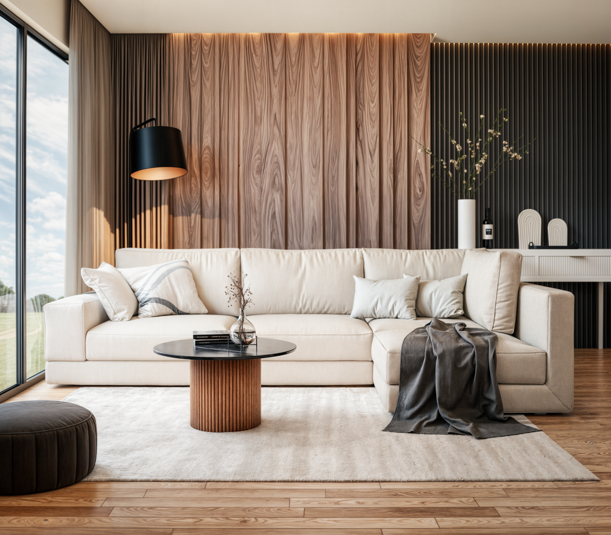 Salon — pełna aranżacja
